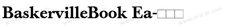BaskervilleBook Ea字体转换
